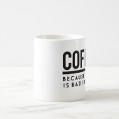 Koffie. Omdat Crack slecht is voor uw koffie-Mok Koffiemok (Center)