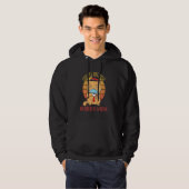 Koffie omdat de moord verkeerd is, grappige kat-Vi Hoodie (Voorkant volledig)
