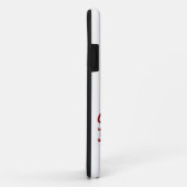 Koffie omdat het toevoegen moeilijk is Case-Mate iPhone case (Achterkant/rechts)