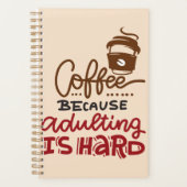 Koffie omdat het toevoegen moeilijk is planner (Voorkant)