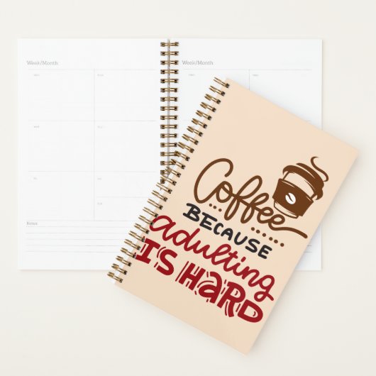 Koffie omdat het toevoegen moeilijk is planner (Display)