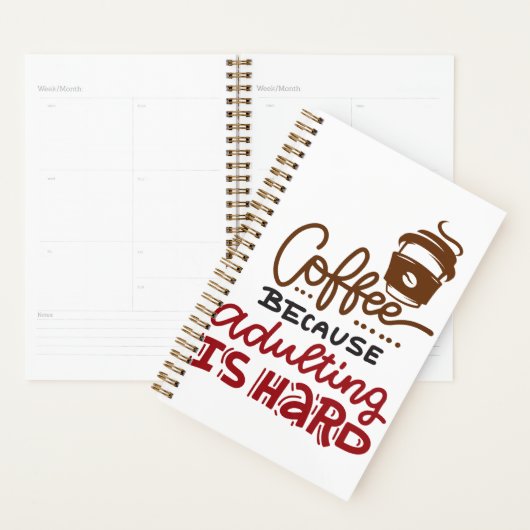 Koffie omdat het toevoegen moeilijk is planner (Display)