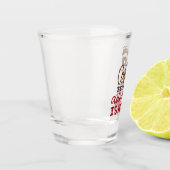 Koffie omdat het toevoegen moeilijk is shot glas (Links)