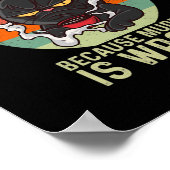 koffie omdat Murder verkeerd is Poster (Hoek)