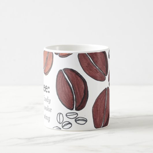 Koffie: Omdat niemand graag een woke Mok is, 11 oz (Center)