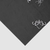 Koffie omdat overlijden moeilijk is tissuepapier (Detail)