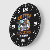 Koffie Omdat Volwassen Worden Moeilijk is Grote Klok (Hoek)
