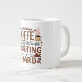 Koffie: Omdat volwassen zijn moeilijk is - Jumbo M Grote Koffiekop (Voorkant rechts)