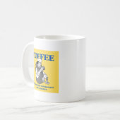 Koffie: Omdat woedebeheersing te duur is. Koffiemok (Voorkant links)