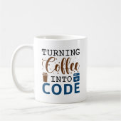 Koffie omzetten in code koffiemok (Links)
