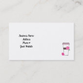 Koffie onderweg visitekaartje (Achterkant)