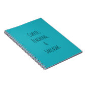 Koffie, onderwijs en Sarcasme Notitieboek (Rechterzijde)