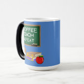 koffie, onderwijzen, herhalen magische mok (Voorkant links)