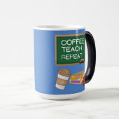koffie, onderwijzen, herhalen magische mok (Voorkant rechts)