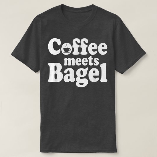 Koffie ontmoet Bagel T-shirt (Design voorkant)