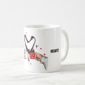 Koffie ontmoet liefde koffiemok (Voorkant rechts)