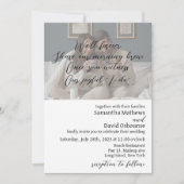 Koffie-ontwerp voor huwelijksuitnodiging kaart (Voorkant)