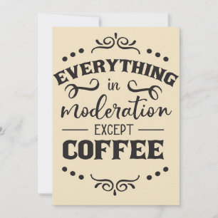 Koffie op alles in modelleer, behalve koffie kaart