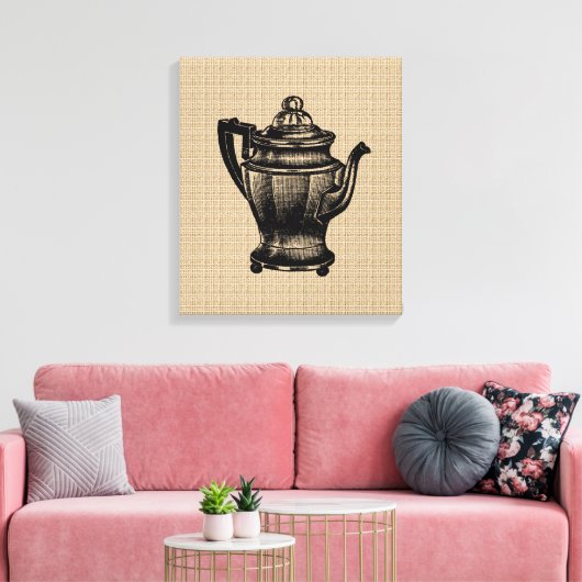 koffie op Canvas (Insitu (Woonkamer))