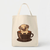 Koffie op een Mok Tote Bag (Voorkant)