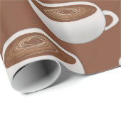Koffie op koffie cadeaupapier (Rol Hoek)
