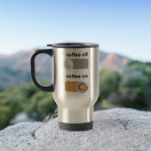 Koffie op koffie reisbeker