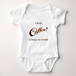 Koffie op koffiegronden - Baby Romper