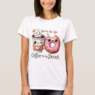 Koffie op mijn donut T-shirt