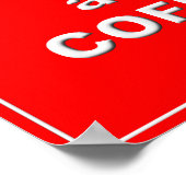 Koffie op Poster (Hoek)