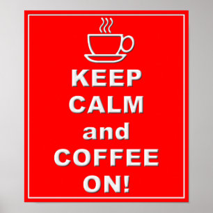 Koffie op Poster