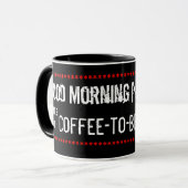 Koffie-op-service Mok (Voorkant links)