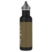 Koffie op toppen kalm en Jouw tekst eenvoudig houd Waterfles (Rechts)
