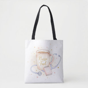 Koffie, operatiekleding & vriendelijkheid tote bag