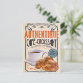 Koffie oplopend briefkaart (Staand voorkant)