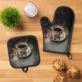 Koffie Ovenwant & Pannenlap Set (Top down)