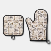 Koffie Ovenwant & Pannenlap Set (Voorkant)