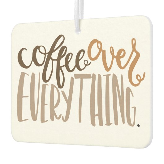 Koffie over alles luchtverfrisser (Links)