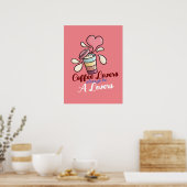 koffie-overs poster (Keuken)
