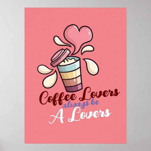 koffie-overs poster (Voorkant)