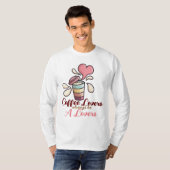  koffie-overs t-shirt (Voorkant volledig)