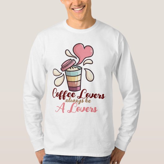  koffie-overs t-shirt (Voorkant)