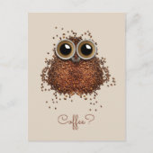 Koffie Owl aangepast briefkaart tekst (Voorkant)