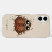 Koffie Owl aangepaste telefoongesprekken Case-Mate iPhone Case (Achterkant (horizontaal))