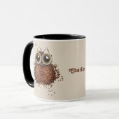 Koffie Owl mokken voor aangepaste namen (Voorkant links)
