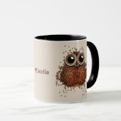 Koffie Owl mokken voor aangepaste namen (Voorkant rechts)