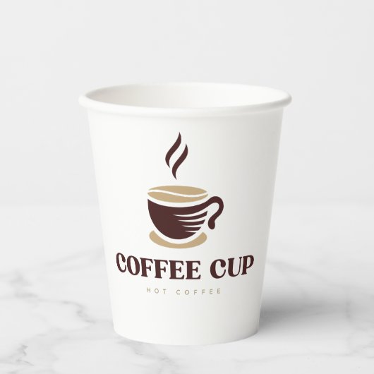 Koffie Papieren Bekers (Voorkant)