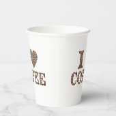 Koffie Papieren Bekers (Rechts)