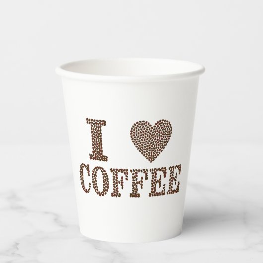 Koffie Papieren Bekers (Voorkant)