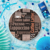 Koffie Papieren Bordje (Feest)