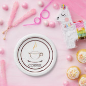 Koffie Papieren Bordje (Feest)